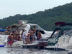 Mad Party Cutie Getting Fingered by Strangers at Partycove