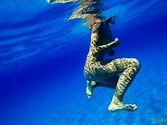 A Russian Gal With A Breathtaking Body Swim With Gold Teachers