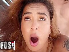 Is Relaxing Beneath The Sun When Comes And Tells Her How Lustful This Guy Is And Needs To Fuck Her - Babi Star And J Mac