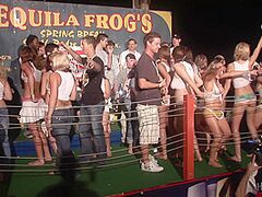 Juicy T Contest Beauties Loving Water And Showing Their Merry Scoops