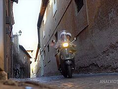 Giorgia Roma tourist in Rome receives her constricted arse receives screwed by Luca Ferrero and public oral sex MS126 - AnalVids