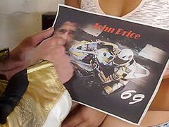 Biker Bangs Fan's Butthole - PornWorld