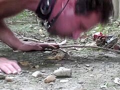 Legal Age Teenager plays outside with her pet... play by Femdom Austria