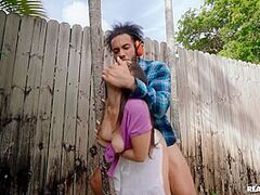 Nasty Legal Age Teenager Coarse Outdoor Sex Movie Scene