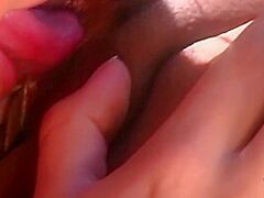 Glamorous Brunette Hair And Her Lesbo Ally In Bikinis Having Sex Outdoors With A Sex Toy