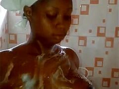 Real Africans - POV CellPhone Footage Gonzo Oral-Service in Public Washroom