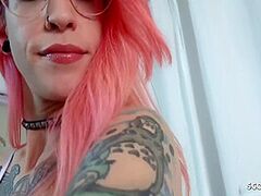 Mad Pink Hair Lalin Girl Hotty Lilian Acquire Eye Rolling Agonorgasmos At Pickup Sex - German Scout