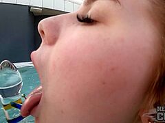 In Nature's Garb Jacuzzi Underwater Masturbation With Hawt Fresh Cutie Melonie