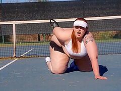 Mia Dior In Bonks Gibby The Clown After Playing Tennis