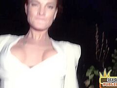 Public non-professional redhead slim mother I'd like to fuck screwed outdoor in POV