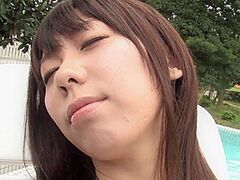 Slim Mother I'd Like To Fuck Feels Hard Knob In Her Taut Muff In The Garden