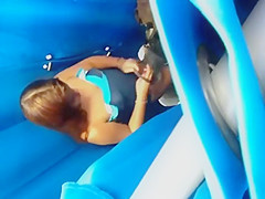 Spying a cute angel changing her clothing