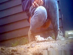 Beauties pissing in public places