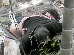 Slutty teenies caught by a voyeur