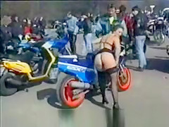 Moto Playgirl Undress in Public