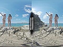 Matty And Josie Kayaking On Vacation Hiking In Nature's Garb On Abandoned Island