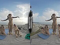 Cheri Josie Poppy Winter Beach Vacation Bare Yoga Outdoors