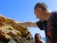 Breasty Beauty In Three-Some On The Beach - HotEuroGirls