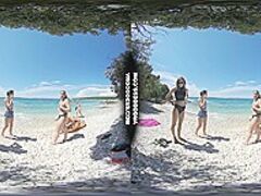 Vacation To A Topless Beach Then Late Night 4 Hotty Exposed Dancing