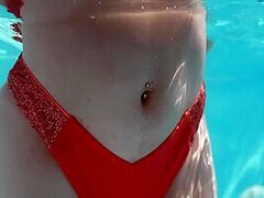 Wet Booty Stripped Swimming - Yenifer Chacon