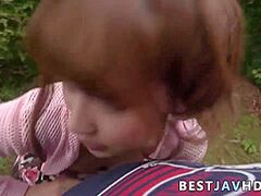 Hot Anna Anjo gives wild Japanese oral-job job in outdoor, astounding porn - JAV XXX!