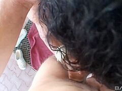 After A Hardcore Fuck Hawt Mother I'd Like To Fuck Dita Holds Her Titties To Catch His Cum - GANGBANG!