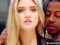 Breasty Blond Takes On Bbc With Große Titten