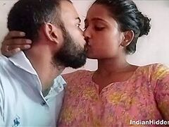 Desi Pair Sex Scandal, Engulfing Indian GF Large Milk Sacks and Blow Job