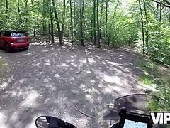 VIP4K. George Uhl roughly drilled a youthful angel in the woods