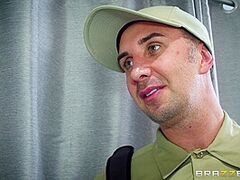 Didn't Ring The Doorbell With August Ames, Keiran Lee - Brazzers