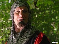 Morgan's Python And The Holy Tail With Danny D, Keira Knight - Brazzers