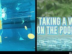 Taking A Walk On The Poolside With Jmac, Victoria June - Brazzers