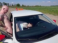 1st public anal sex with a taxi driver