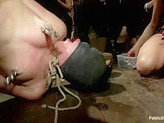 The Final Laugh: Audience Of 70 Humiliates Juliette March, Giggling Taut Bodied Floozy - Kink