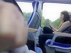 Gorgeous love tunnel in a portable crapper