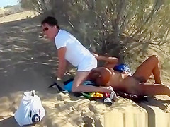 Public sex at beach