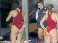 Hot female warterpolo team