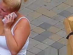 Looking to the neck breasty blondes.