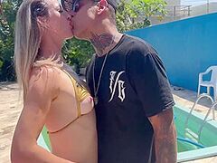 Loira Safada, Patty Red And Raul Kobra In Loira Casada Safada Esperou O Marido Corno Sair De Casa Para Dar A Bucetinha Rosa Para O Limpador De Piscina *** Completo No Sheer E No Red*** Patty Wife 11 Min