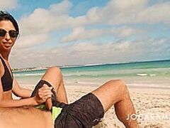 Oral Job On A Public En Route ( 1) - Beach Erotica