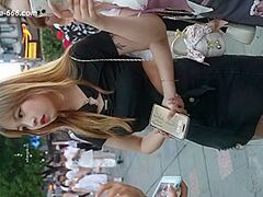 peeping chinese non-professional upskirt.255