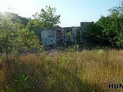 HUNT4K. Lewd brunette hair enjoys a vehement anal fuck with a stranger