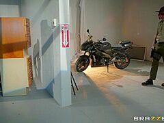 Bloodthirsty Biker Honeys: Part three With Johnny Sins, Anna Bell Peaks, Felicity Feline - Brazzers