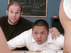 Watching My Teachers Have Sex With Johnny Sins, Laura Bentley - Brazzers