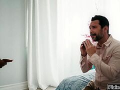 U shouldnt have spied on me stepdad now I make u take up with the tongue me