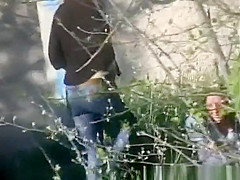2 hotties caught pissing outdoors