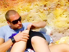 Blond craves and receives sex on beach
