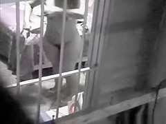 Spying neighbour`s wife