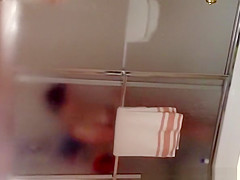 Stepson secretly films his stepmom in shower