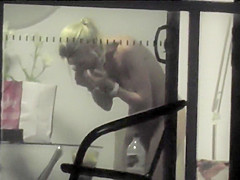 Saucy chickie receives caught on tape taking off her garments